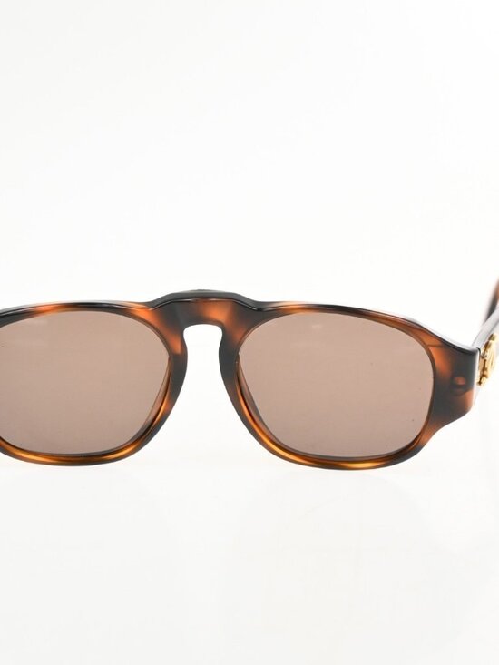 CHANEL CC Logo Sunglasses Eye Wear Plastic Brown GHW Italy 0006 09RL981 main image 15